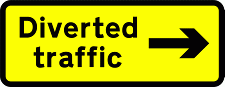DOT NO 2703 Diversion Official Department of Transport Category: Temporary Directional Signs / Official schedule number: 7 VIII