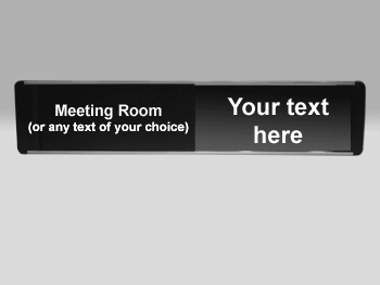 3 Part Custom sliding sign 