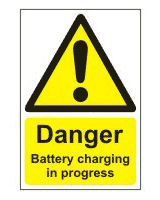Battery Charging Sign 