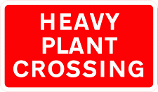 DOT NO 511 Heavy plant Official Department of Transport Category: Warning Signs / Official schedule number: 1