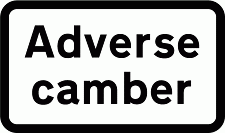 DOT NO 513.1 Camber Official Department of Transport Category: Warning Signs / Official schedule number: 1