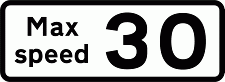 DOT NO 513.2 Advisory speed Official Department of Transport Category: Warning Signs / Official schedule number: 1