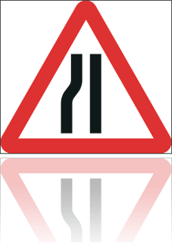 517 Reversible Road narrows 