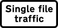 DOT NO 518 Single file Official Department of Transport Category: Warning Signs / Official schedule number: 1
