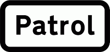 DOT NO 547.1 Patrol Official Department of Transport Category: Warning Signs / Official schedule number: 1