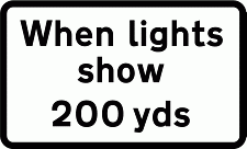 DOT NO 548.1 Lights Official Department of Transport Category: Warning Signs / Official schedule number: 1