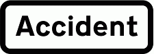 DOT NO 563 Accident Official Department of Transport Category: Warning Signs / Official schedule number: 1