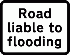 DOT NO 563 Flooding Official Department of Transport Category: Warning Signs / Official schedule number: 1