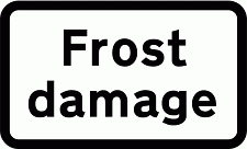 DOT NO 563 Frost damage Official Department of Transport Category: Warning Signs / Official schedule number: 1