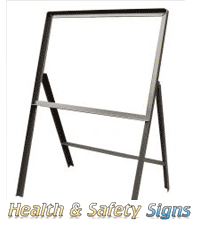 600 x 450mm Rectangular Road Sign Frame Stanchion 