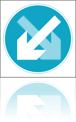 610 Reversible directional arrow 