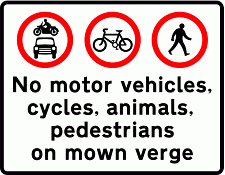 DOT NO 651 Prohibition Official Department of Transport Category: Regulatory Signs / Official schedule number: 2