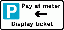 DOT NO 661.1 Parking 3 Official Department of Transport Category: Regulatory Signs / Official schedule number: 2
