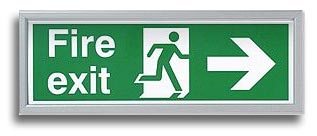 Frame Aluminium with Fixings to fit Sign 450x150mm 