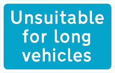 DOT NO 820 Unsuitable 5 Official Department of Transport Category: Misc Informatory Signs / Official schedule number: 4