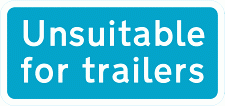 DOT NO 820 Unsuitable 7 Official Department of Transport Category: Misc Informatory Signs / Official schedule number: 4