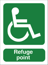 Disabled refuge point Disabled refuge point