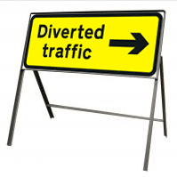 Diverted traffic arrow right 