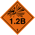 Explosive Hazchem 1.2B EXPLOSIVE