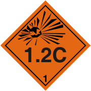 Explosive Hazchem 1.2C EXPLOSIVE