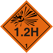 Explosive Hazchem 1.2H EXPLOSIVE
