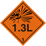Explosive Hazchem 1.3L EXPLOSIVE