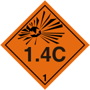 Explosive Hazchem 1.4C EXPLOSIVE
