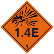 Explosive Hazchem 1.4E EXPLOSIVE