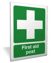 First Aid Post outdoor sign First aid post