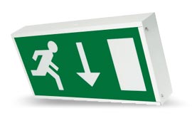 Maintained Emergency exit light box 