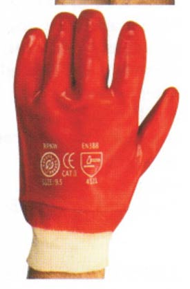 PVC Knit Wrist Gloves 