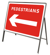 Pedestrians left arrow 