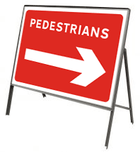 Pedestrians right arrow 
