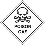 Poison Gas Poison Gas with Skull and Crossbones