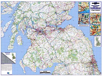 Regional Road Map 3 - Southern Scotland & Northumberland 