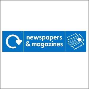 Recycle Newspapers and Magazines Hanger 