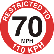Restricted-to-70-mph 