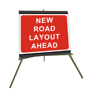 New Road Layout Ahead 