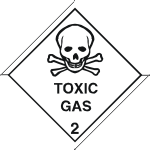 Toxic Gas Hazchem TOXIC GAS