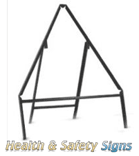 Triangle Road Sign Frame Stanchion 