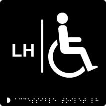 Accessible Toilet  Left Transfer 