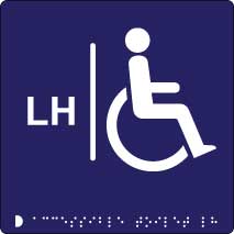 Accessible Toilet  Left Transfer 