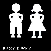 Girls and Boys Toilet 