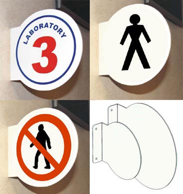 Circular Projecting Sign 