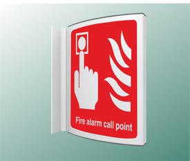 Fire Alarm Call Point Projecting Sign 