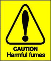 caution harmful fumes caution harmful fumes