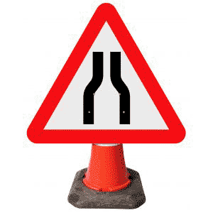 Road Narrows on both sides - 517 
