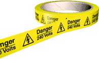 Danger 240 Volts Labels 