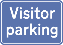 dibond visitors parking Visitors Parking