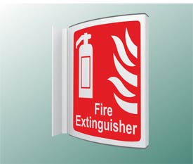 Fire Extinguisher Projecting Sign 